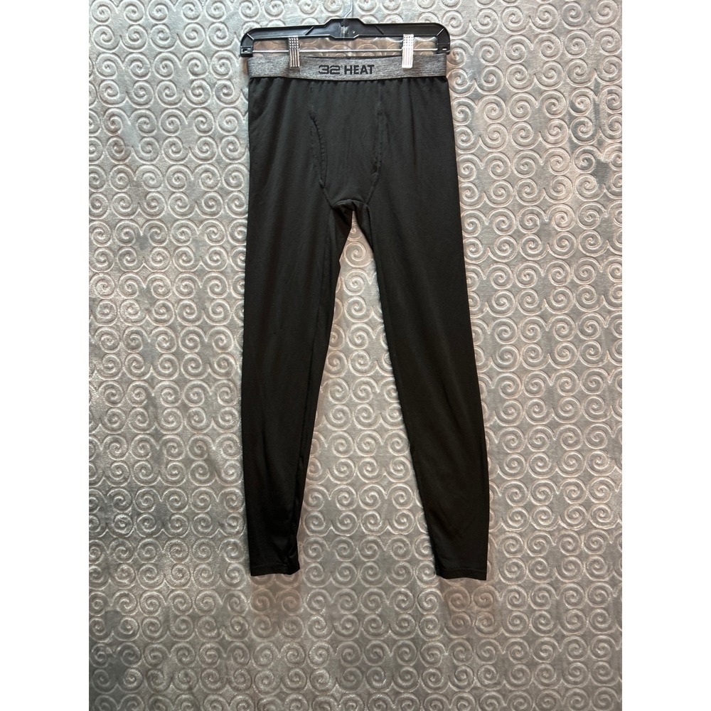 32 Degrees‎ Heat Mens Black Thermal Leggings Base Layer Size S